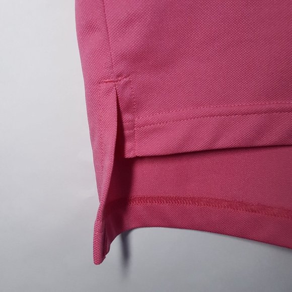 Adidas Men's Climalite Golf Shirt XXL Pink Short Sleeve Collar - Picture 5 of 10